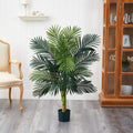 Nearly Natural 5357 4ft. Golden Cane Palm Tree,Green